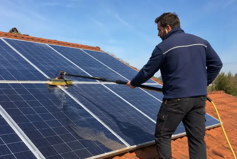 Nettoyage et entretien de panneaux solaires à Plaisians