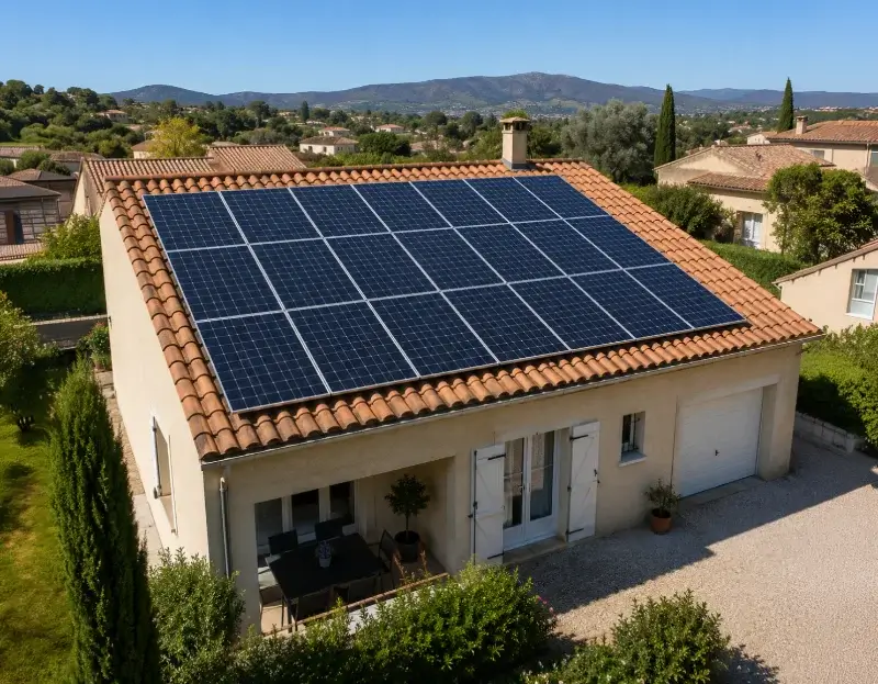 Prime à l'autoconsommation panneaux solaires Plaisians — aide financière de l'État